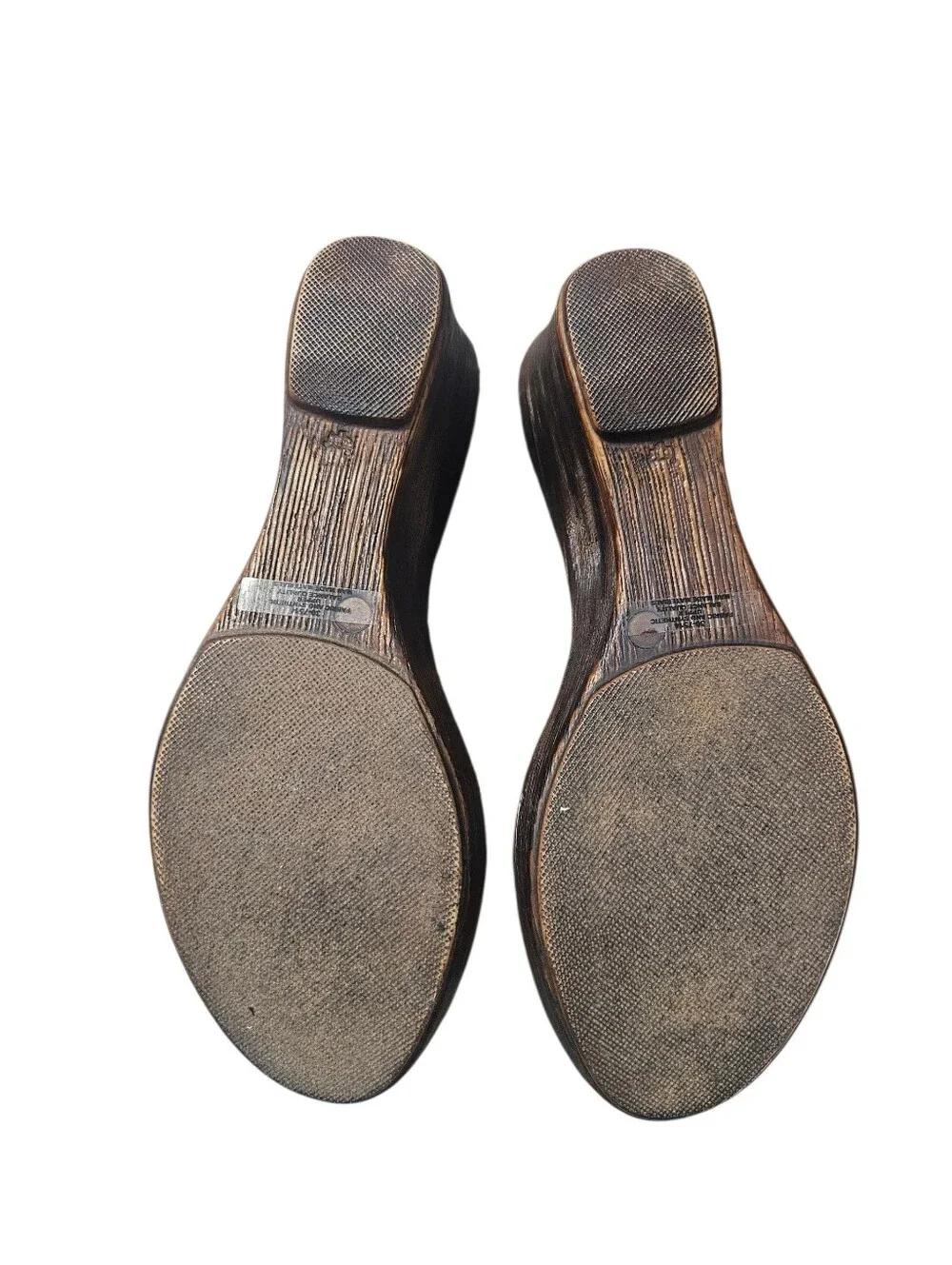Tuscany by Easy Street Size 8M Made in Italy Women's Wedge Slide Sandals